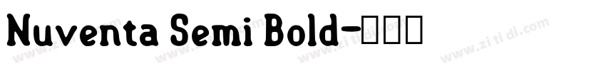 Nuventa Semi Bold字体转换 Nuventa Semi Bold字体转换